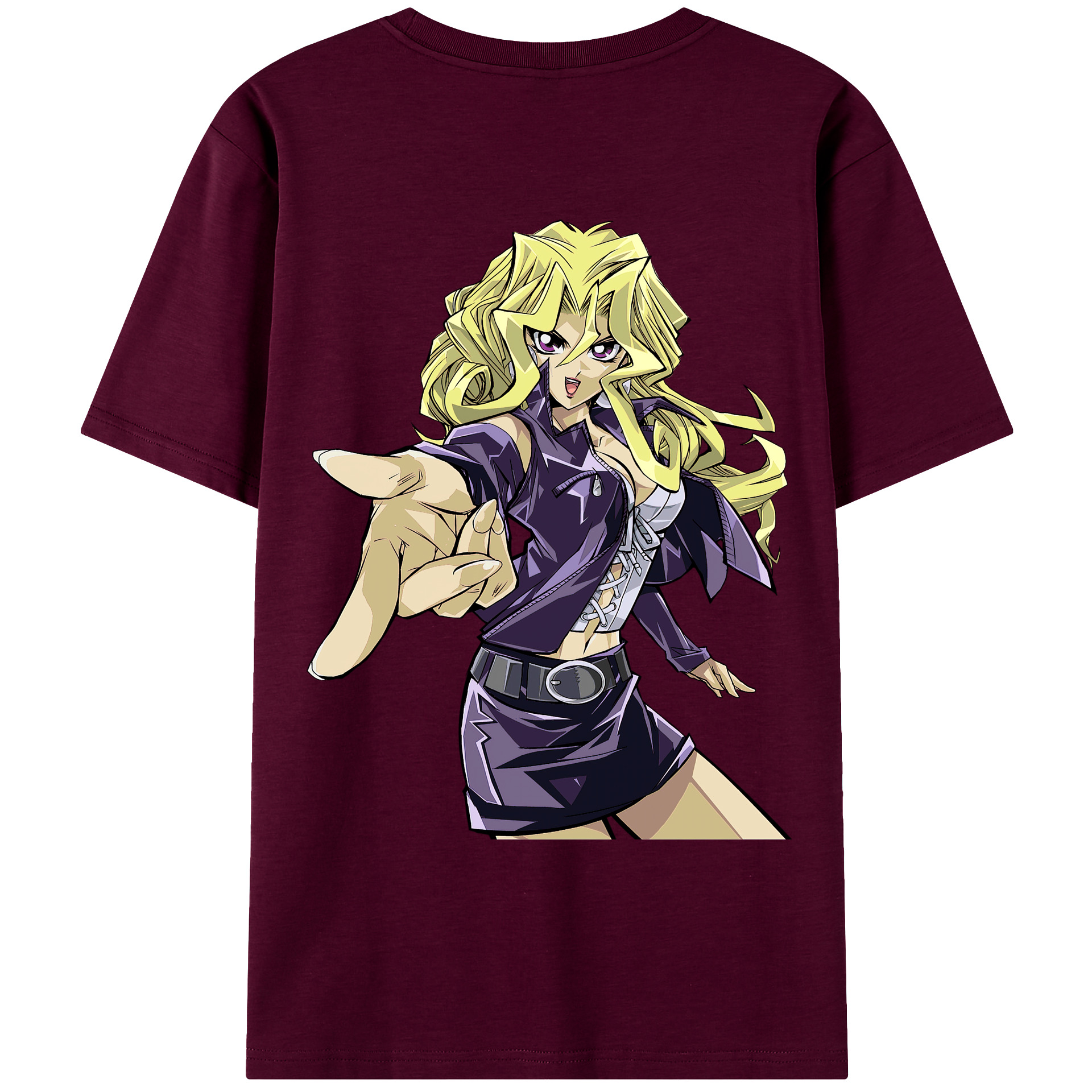 （画像用） 遊☆戯☆王 Yu-Gi-Oh! レディース半袖Tシャツ(バックプリント)